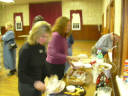 Kim and Lynne sample some of our goodies.